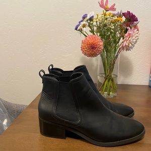 Black booties Size 9